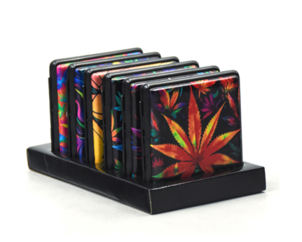 Zigarettenetui 85mm  "Hanfblatt"